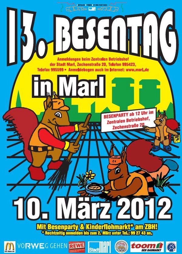 Im Rahmen des Marler Besentages am Samstag, 10. März 2012,...