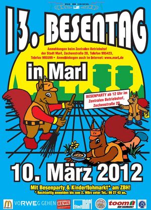 Im Rahmen des Marler Besentages am Samstag, 10. März 2012,...