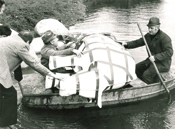 Bereits in den 1970er-Jahren war die Überfahrt eine echte Attraktion. Foto: Stadt Marl / Pressestelle