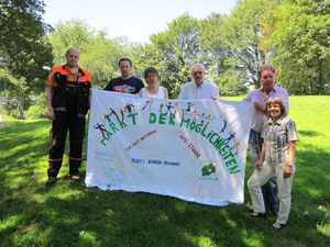 Das Organisationsteam für den Markt der Möglichkeiten 2011