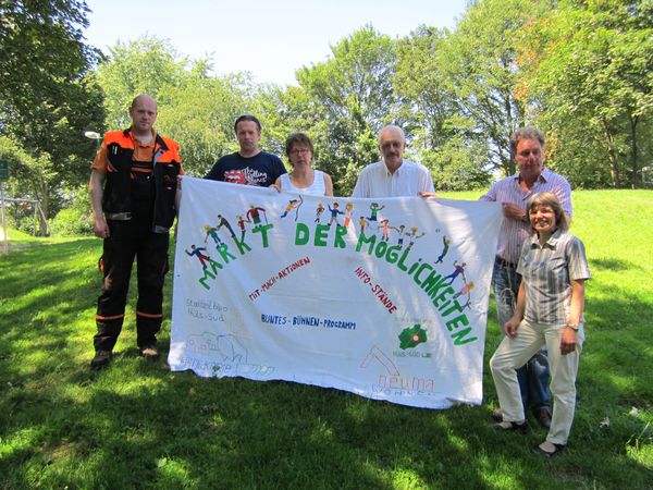 Das Organisationsteam für den Markt der Möglichkeiten 2011