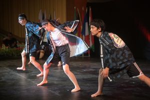 "Soran Bushi": Einige Jugendliche aus Japan präsentierten den traditionellen Tanz ihrer Heimat.