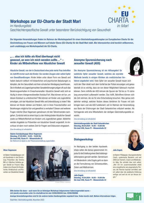 Workshops: Gesundheit
