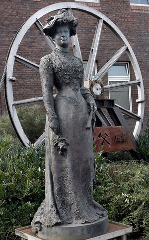 Foto der Statue von Auguste Victoria