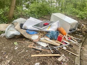 Eine der wilden Müllkippen, die dem ZBH gemeldet wurde. Fotos: Stadt Marl / ZBH.