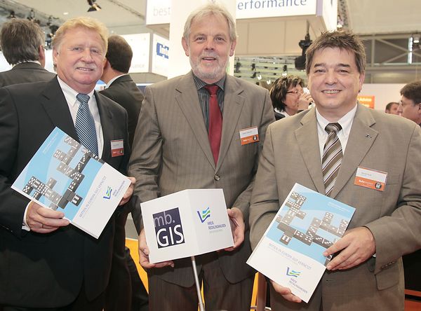 Bürgermeister-Trio Wolfgang Werner (Datteln), Lambert Lütkenhorst (Dorsten) und Werner Arndt (designierter Bürgermeister von Marl)