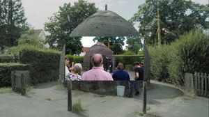 Das Foto zeigt einen Ausschnitt aus Anne Arndts Videoarbeit. Foto/Video: Anne Arndt.