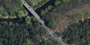 Die alte Lippebrücke vor dem Dorf Hervest zwischen Dorsten und Marl musste erneuert werden. Foto: Geonetzwerk Metropole Ruhr