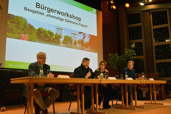 In einem Bürgerworkshop wurden die Bürgerinnen und Bürger bereits einmal informiert. Foto: Stadt Marl / Pressestelle