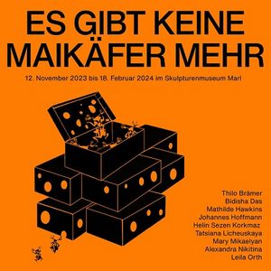 Workshops im Rahmen der Ausstellung &quot;Es gibt keine Maikäfer mehr&quot;. Grafik: Stadt Marl / Skulpturenmuseum