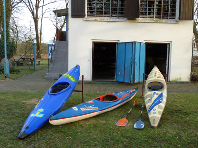 Bootshaus der Kanuabteilung des TSV Marl-Hüls